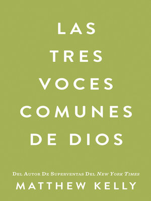 cover image of Las tres voces comunes de Dios